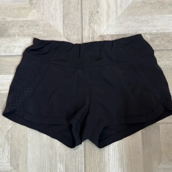 Athleta Midnight Black Athletic Shorts - Picture 1 of 6